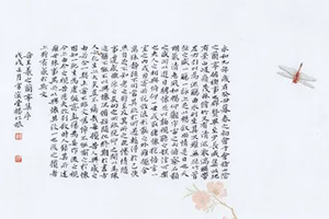 关于书法艺术的构成欣赏 | 杨仁根先生小楷及其夫人虫草情趣释读